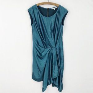 Rachel Rachel Roy Teal Silky Asymmetric Dress